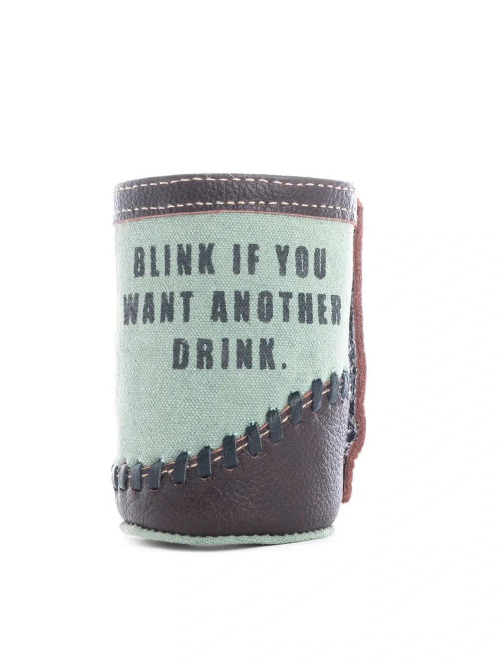 NWT Myra Bags “Blink if you need another drink” can holders (Set of 4)